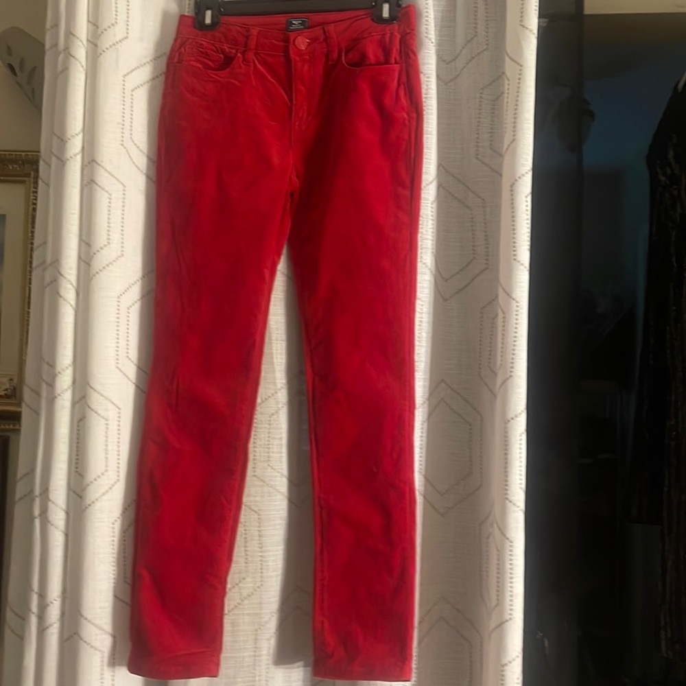 Gap Kids, Girls, Red, Size 14, Velour pants